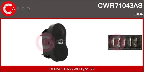 Switch, window regulator