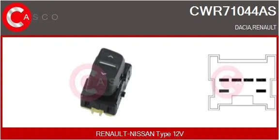 Switch, window regulator