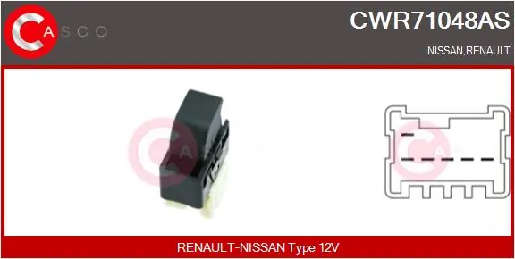 Switch, window regulator