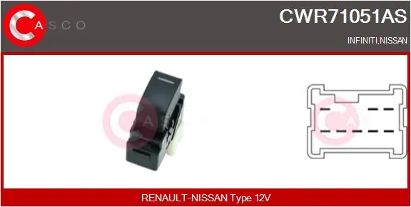 Switch, window regulator