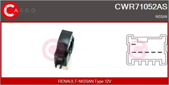 Switch, window regulator