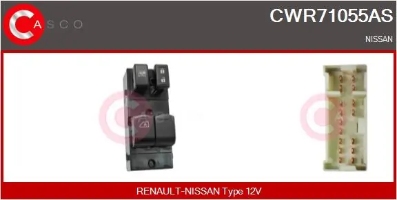 Switch, window regulator