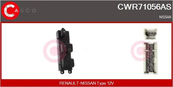 Switch, window regulator