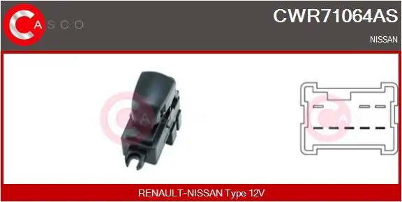 Switch, window regulator