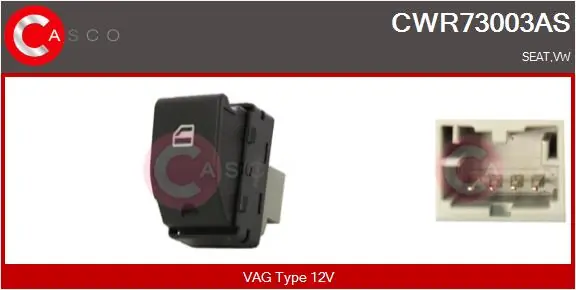 Switch, window regulator