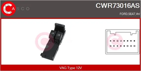 Switch, window regulator