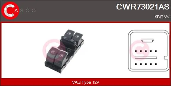 Switch, window regulator