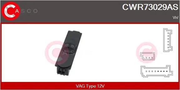 Switch, window regulator