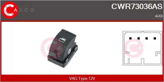 Switch, window regulator