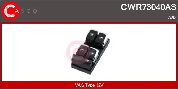 Switch, window regulator