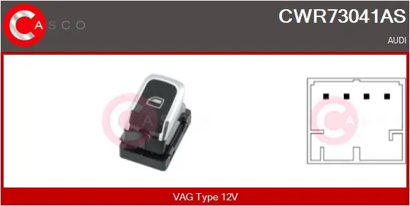 Switch, window regulator