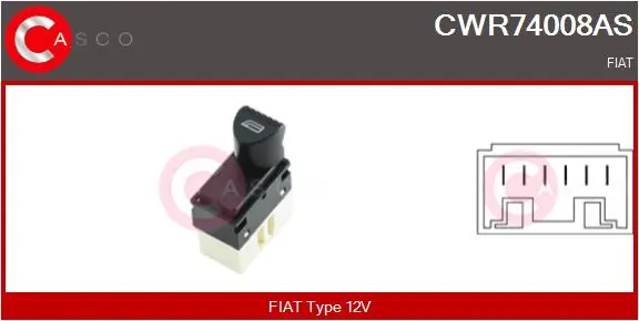 Switch, window regulator