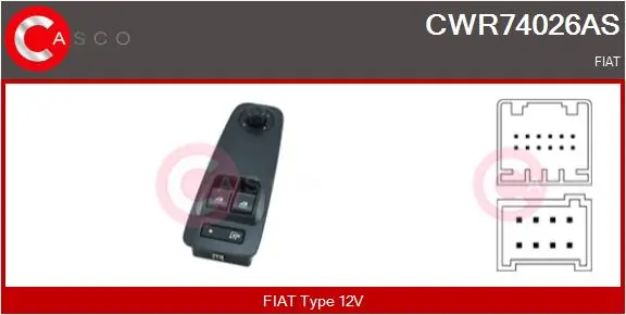 Switch, window regulator