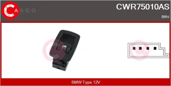 Switch, window regulator