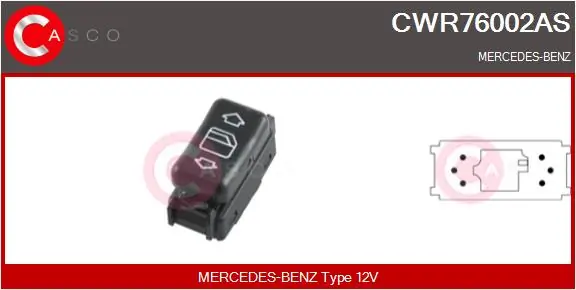 Switch, window regulator