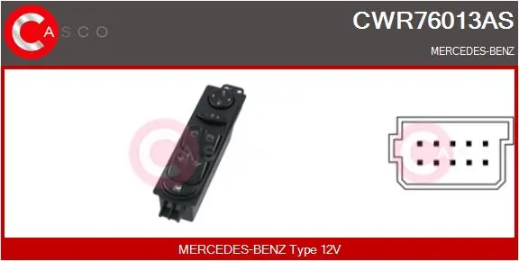 Switch, window regulator