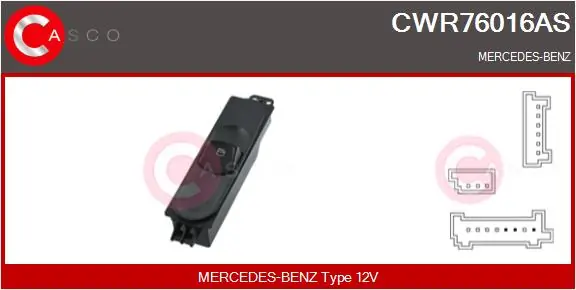 Switch, window regulator