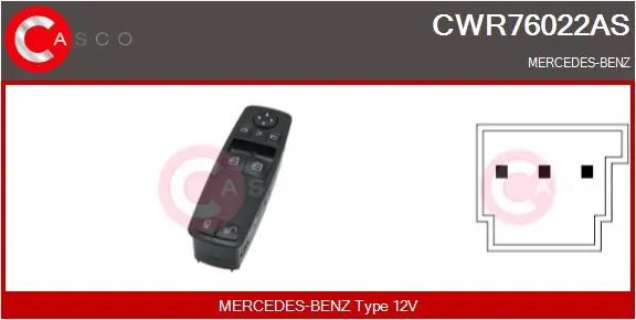 Switch, window regulator