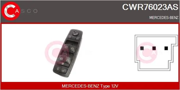 Switch, window regulator