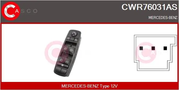 Switch, window regulator
