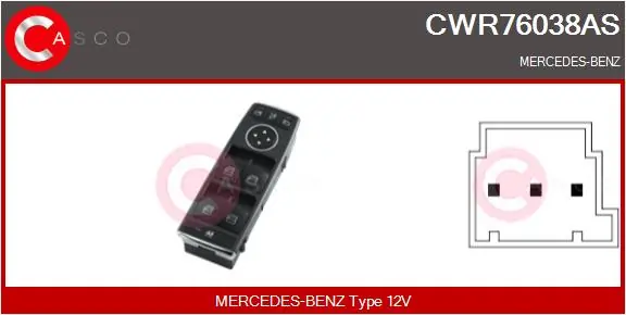 Switch, window regulator