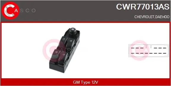 Switch, window regulator
