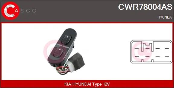 Switch, window regulator