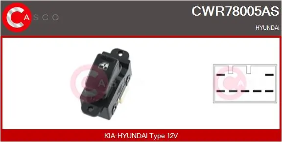 Switch, window regulator
