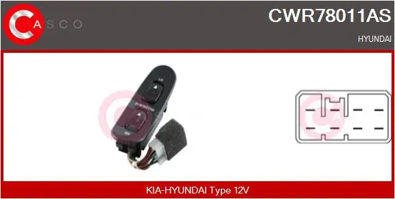 Switch, window regulator