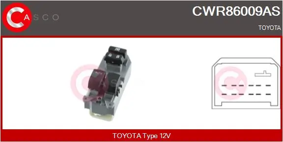 Switch, window regulator