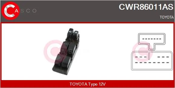 Switch, window regulator