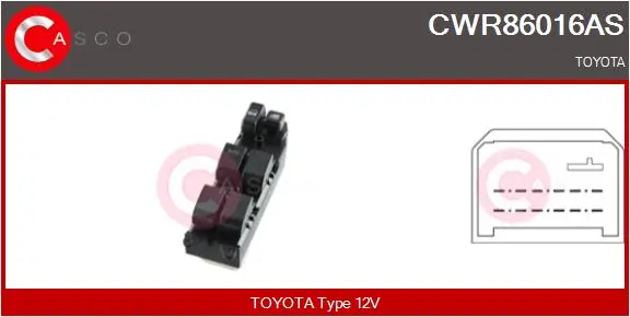 Switch, window regulator