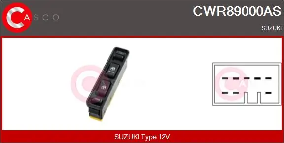 Switch, window regulator