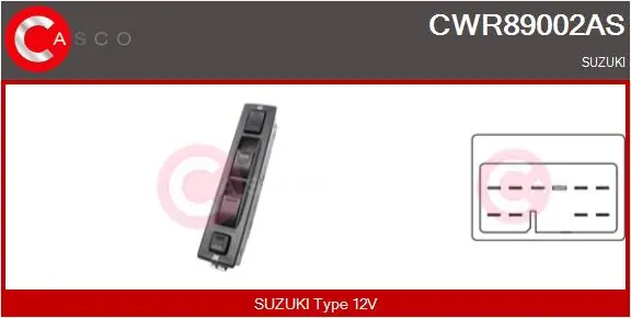 Switch, window regulator