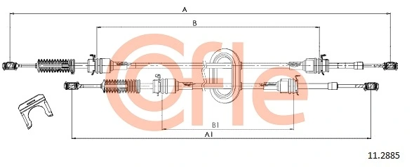 Cable Pull, manual transmission