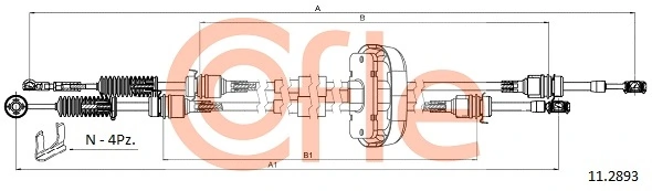 Cable Pull, manual transmission