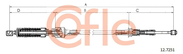 Cable Pull, manual transmission