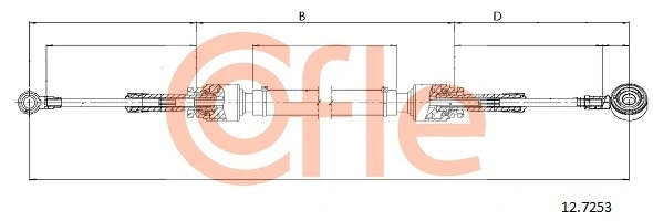 Cable Pull, manual transmission