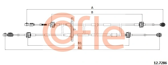 Cable Pull, manual transmission