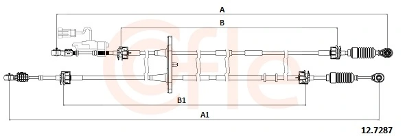 Cable Pull, manual transmission