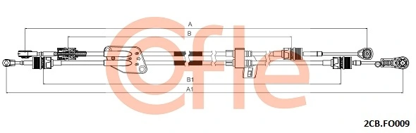 Cable Pull, manual transmission