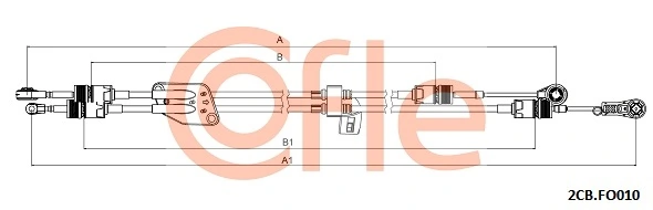 Cable Pull, manual transmission