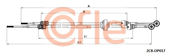 Cable Pull, manual transmission