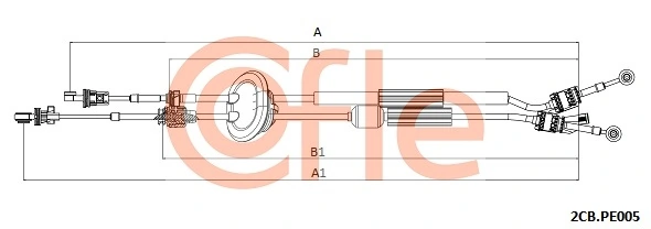 Cable Pull, manual transmission