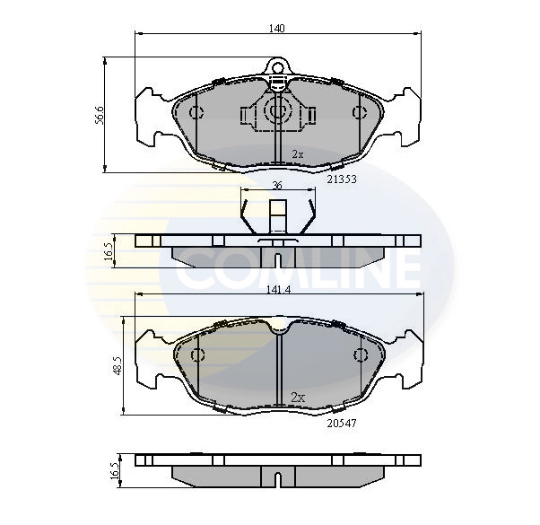 Brake Pad Set, disc brake