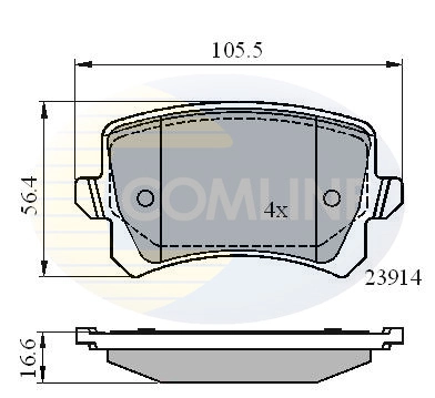 Brake Pad Set, disc brake