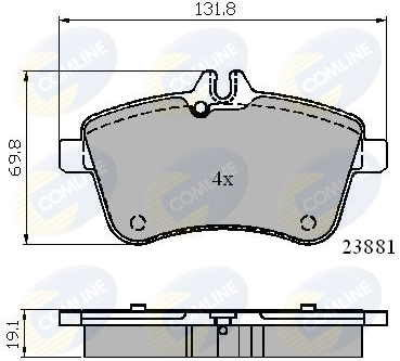 Brake Pad Set, disc brake