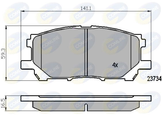 Brake Pad Set, disc brake