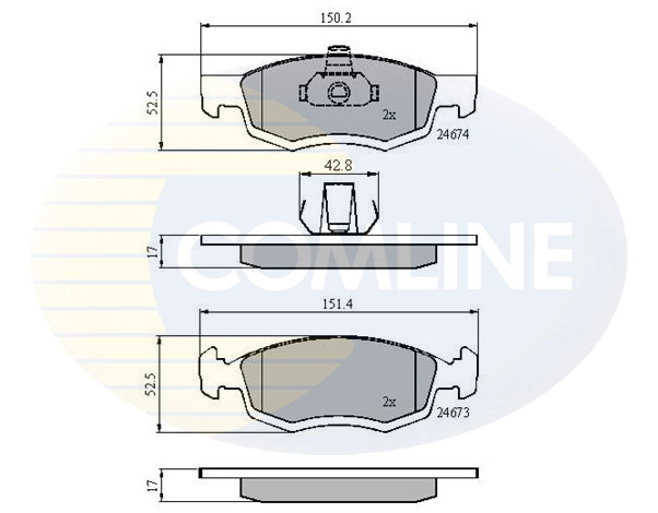 Brake Pad Set, disc brake
