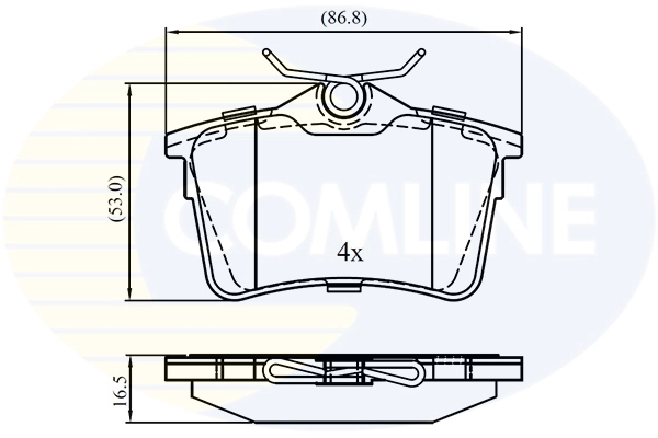 Brake Pad Set, disc brake